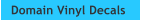 Domain Vinyl Decals